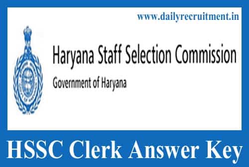 HSSC Clerk Answer Key 2019
