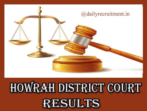 Howrah District Court Results 2019
