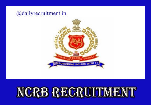 NCRB Recruitment 2019