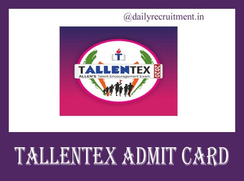 TALLENTEX Admit Card 2023 Download
