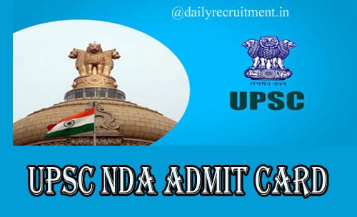 UPSC NDA Admit Card 2020