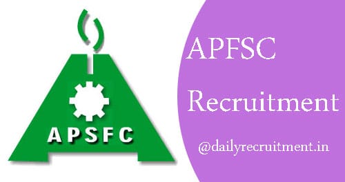 APSFC Recruitment 2019