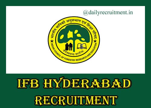 IFB Hyderabad Recruitment 2020