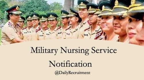 Military Nursing Notification 2021