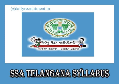 SSA Telangana Syllabus 2019