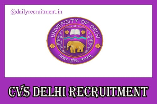 CVS Delhi Recruitment 2019
