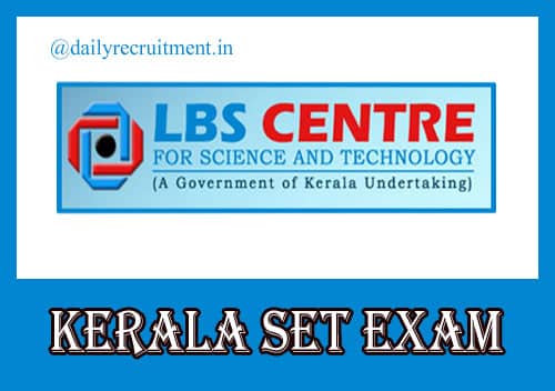 Kerala SET Exam 2020 Notification