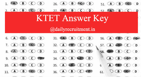 KTET Answer Key 2019