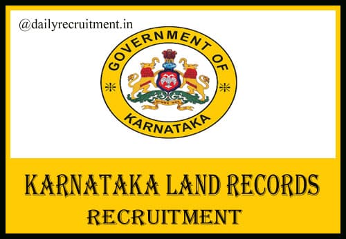 Karnataka Land Records Recruitment 2020