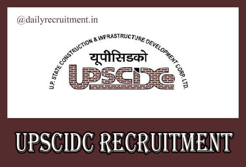UPSCIDC Recruitment 2020
