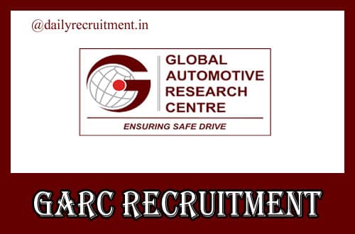 GARC Chennai Recruitment 2020