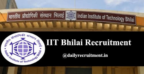 IIT Bhilai Recruitment 2020