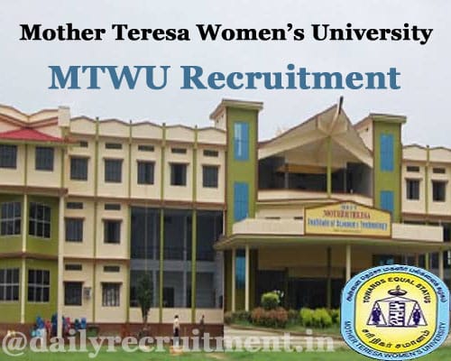 MTWU Recruitment 2020