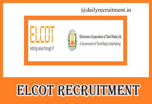 ELCOT Recruitment 2020