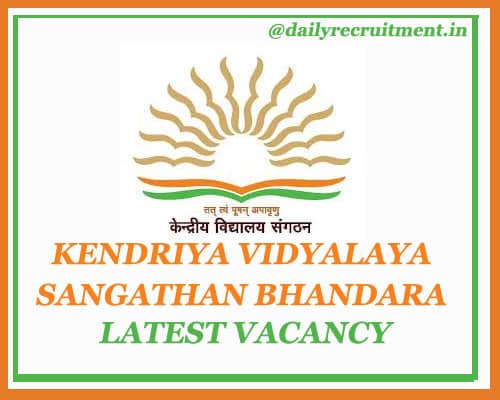 KVS Bhandara Recruitment 2020