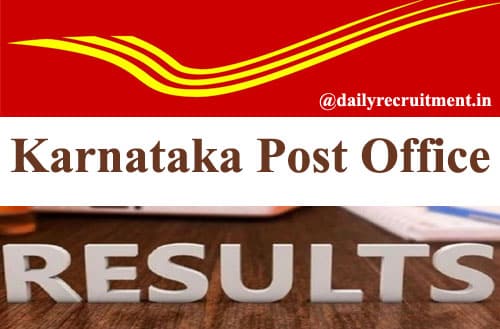 Karnataka Post Office Result 2020