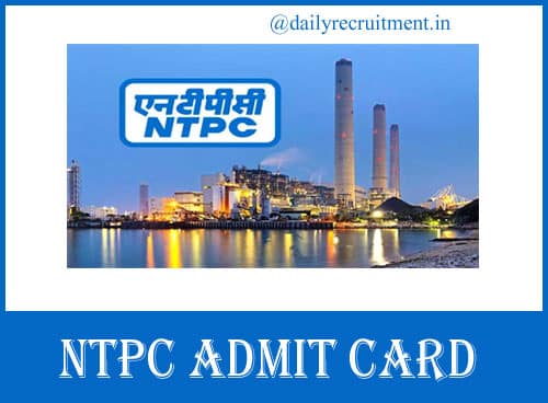 NTPC Diploma Trainee Admit Card 2021