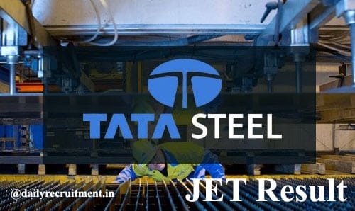 Tata Steel Associate Engineer Results 2022