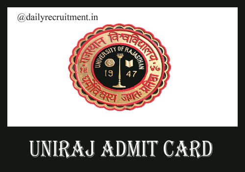 Rajasthan University BA Admit Card 2022