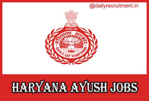 Haryana Ayush Recruitment 2020