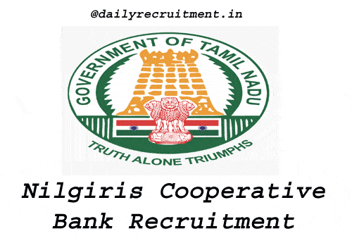 Nilgiris District Central Cooperative Bank Recruitment 2020