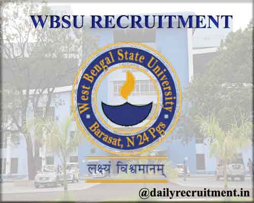 WBSU Recruitment 2020