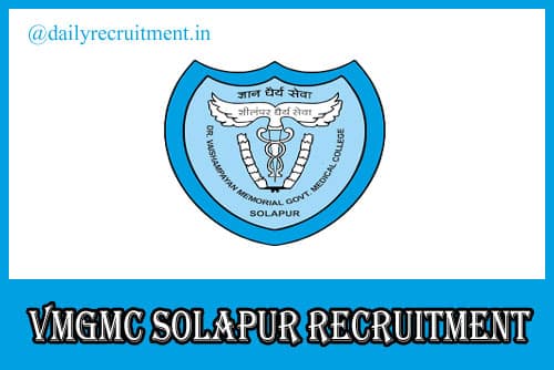 VMGMC Solapur Recruitment 2020