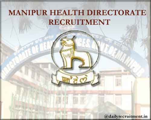 Manipur Health Directorate Recruitment
