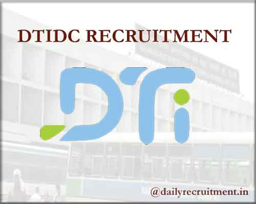DTIDC Recruitment 2020