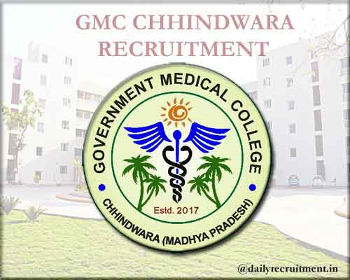 GMC Chhindwara Recruitment 2020