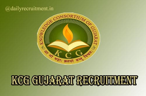 KCG Gujarat Recruitment 2020