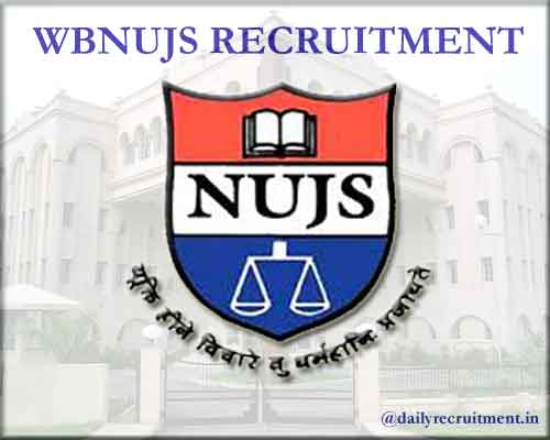 WBNUJS Recruitment 2020