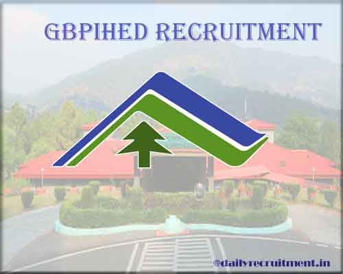 GBPIHED Recruitment 2020
