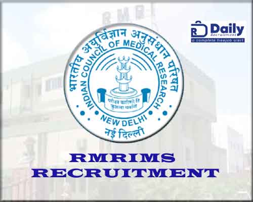 RMRIMS Recruitment 2020