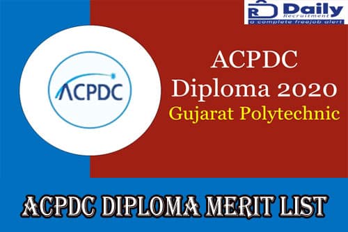 ACPDC Diploma Round 1 Allotment List 2022