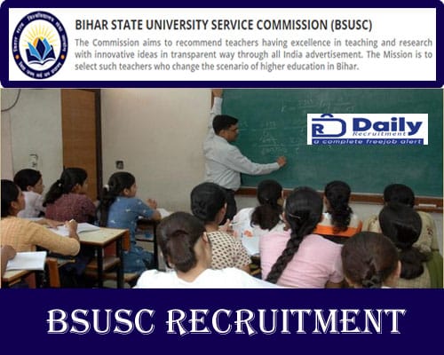BSUSC Recruitment 2020