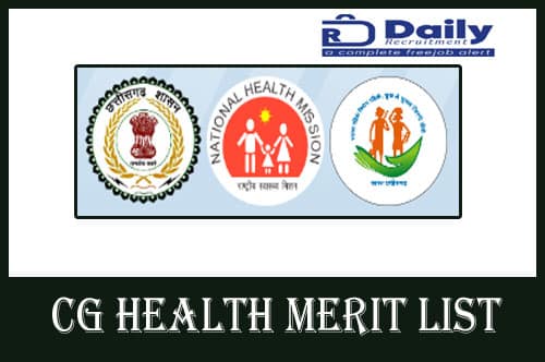 CG Health Merit List 2020