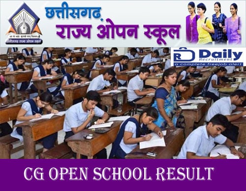 CG Open School Result