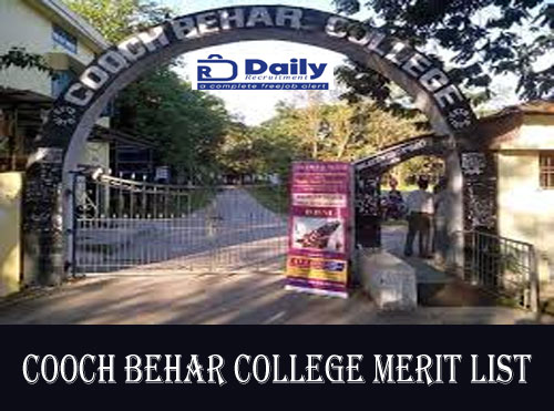 Cooch Behar College Merit List 2020