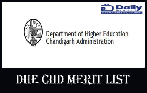 DHE CHD Merit List 2020