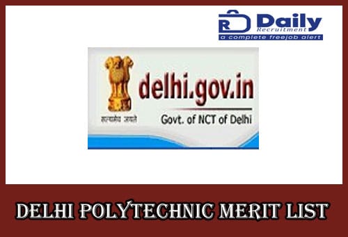 Delhi Polytechnic Merit List 2021