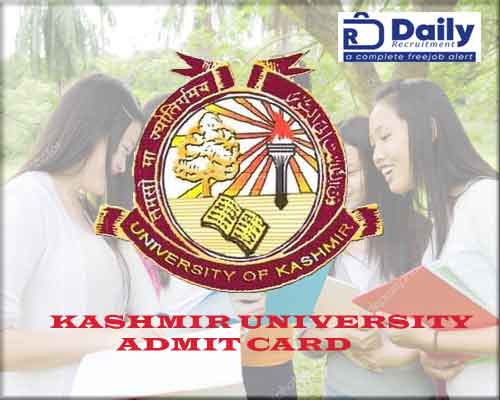 Kashmir University BG 1st Sem Admit Card 2022