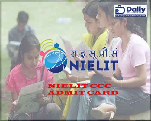 NIELIT CCC Admit Card February 2022