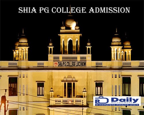 Shia PG College Merit List 2020