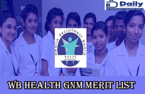 WB GNM Nursing Merit List 2020