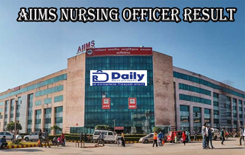 AIIMS Nursing Officer Result 2020