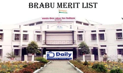 BRABU UG Merit List 2021