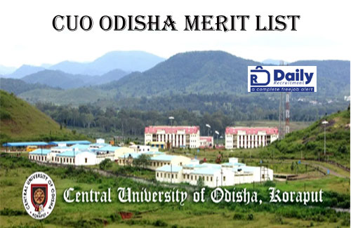CUO Merit List 2021