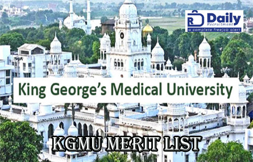 KGMU B.Sc Nursing Merit List 2020