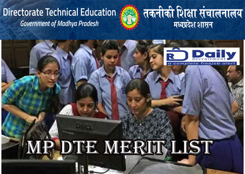 Common Merit List MP DTE 2023